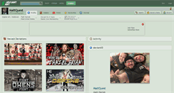 Desktop Screenshot of mattquest.deviantart.com