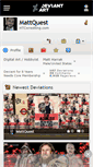 Mobile Screenshot of mattquest.deviantart.com