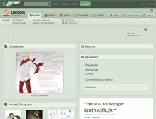 Tablet Screenshot of danbolis.deviantart.com