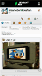 Mobile Screenshot of insanesonikkufan.deviantart.com