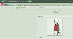 Desktop Screenshot of custat.deviantart.com
