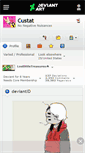 Mobile Screenshot of custat.deviantart.com