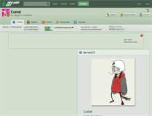Tablet Screenshot of custat.deviantart.com