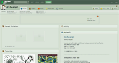 Desktop Screenshot of deviluvangel.deviantart.com
