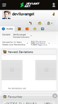 Mobile Screenshot of deviluvangel.deviantart.com