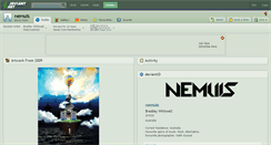 Desktop Screenshot of nemuis.deviantart.com