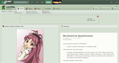 Desktop Screenshot of lovetails.deviantart.com