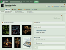 Tablet Screenshot of dannymacstudio.deviantart.com