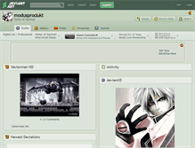 Tablet Screenshot of modusprodukt.deviantart.com