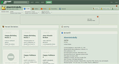 Desktop Screenshot of absentmindedly.deviantart.com
