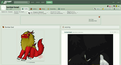 Desktop Screenshot of bombai-beast.deviantart.com