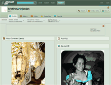 Tablet Screenshot of kristinmariejordan.deviantart.com
