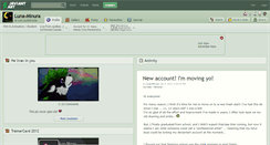 Desktop Screenshot of luna-minura.deviantart.com