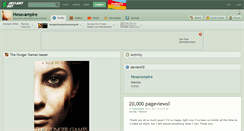 Desktop Screenshot of hesavampire.deviantart.com