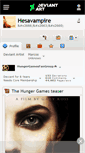 Mobile Screenshot of hesavampire.deviantart.com