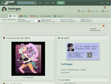 Tablet Screenshot of farthingale.deviantart.com