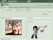 Tablet Screenshot of mrwipsh.deviantart.com