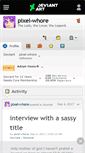 Mobile Screenshot of pixel-whore.deviantart.com