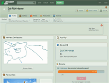 Tablet Screenshot of da-fan-4ever.deviantart.com