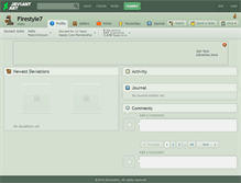 Tablet Screenshot of firestyle7.deviantart.com