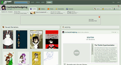 Desktop Screenshot of courtneytehhedgehog.deviantart.com