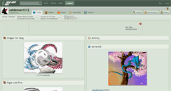 Desktop Screenshot of catdemon1312.deviantart.com