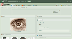 Desktop Screenshot of melina-art.deviantart.com