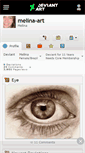 Mobile Screenshot of melina-art.deviantart.com