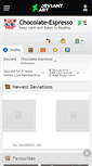 Mobile Screenshot of chocolate-espresso.deviantart.com