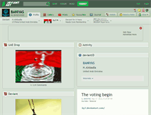 Tablet Screenshot of baniyas.deviantart.com