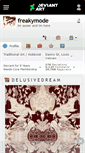 Mobile Screenshot of freakymode.deviantart.com