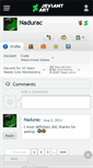Mobile Screenshot of nadurac.deviantart.com
