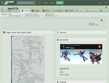 Tablet Screenshot of max9715.deviantart.com