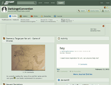 Tablet Screenshot of darkangelconvention.deviantart.com