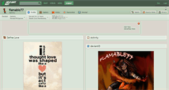 Desktop Screenshot of flamable77.deviantart.com