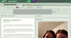 Desktop Screenshot of midnightthehedgehog5.deviantart.com