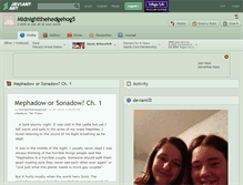 Tablet Screenshot of midnightthehedgehog5.deviantart.com