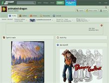 Tablet Screenshot of animated-dragon.deviantart.com