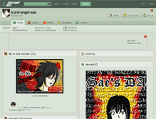 Tablet Screenshot of kuroi-angel-sae.deviantart.com