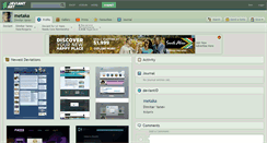 Desktop Screenshot of metaka.deviantart.com