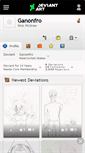 Mobile Screenshot of ganonfro.deviantart.com