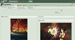 Desktop Screenshot of lupinpeace.deviantart.com