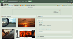 Desktop Screenshot of fox-76.deviantart.com