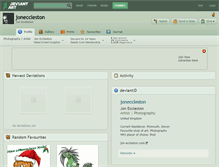 Tablet Screenshot of joneccleston.deviantart.com