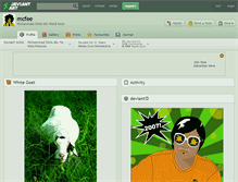 Tablet Screenshot of mcfee.deviantart.com