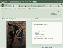 Tablet Screenshot of battlescar.deviantart.com