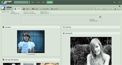 Desktop Screenshot of luhan.deviantart.com