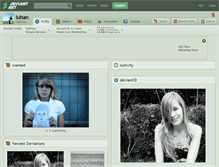 Tablet Screenshot of luhan.deviantart.com