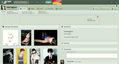 Desktop Screenshot of heartagram.deviantart.com