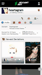 Mobile Screenshot of heartagram.deviantart.com